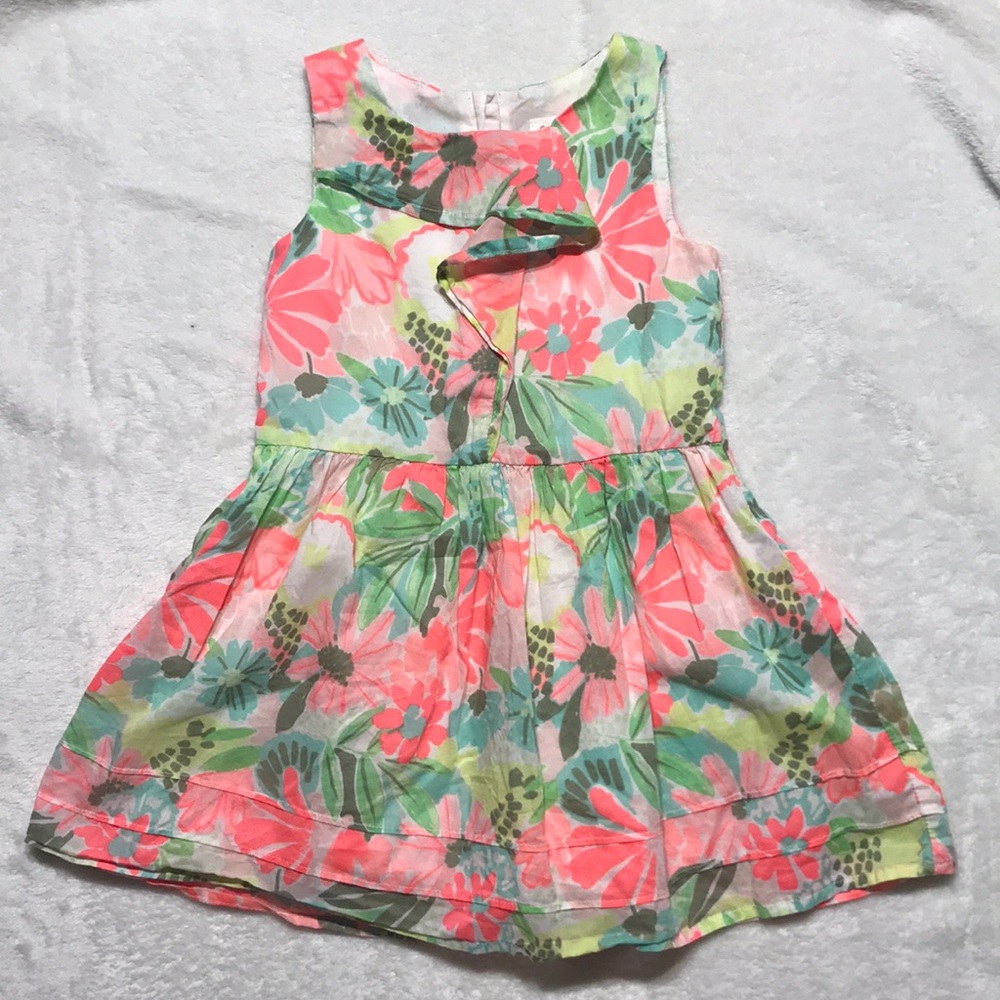 Bright floral spring dress